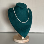 collier aruba ras de cou perles de culture fermoir dore