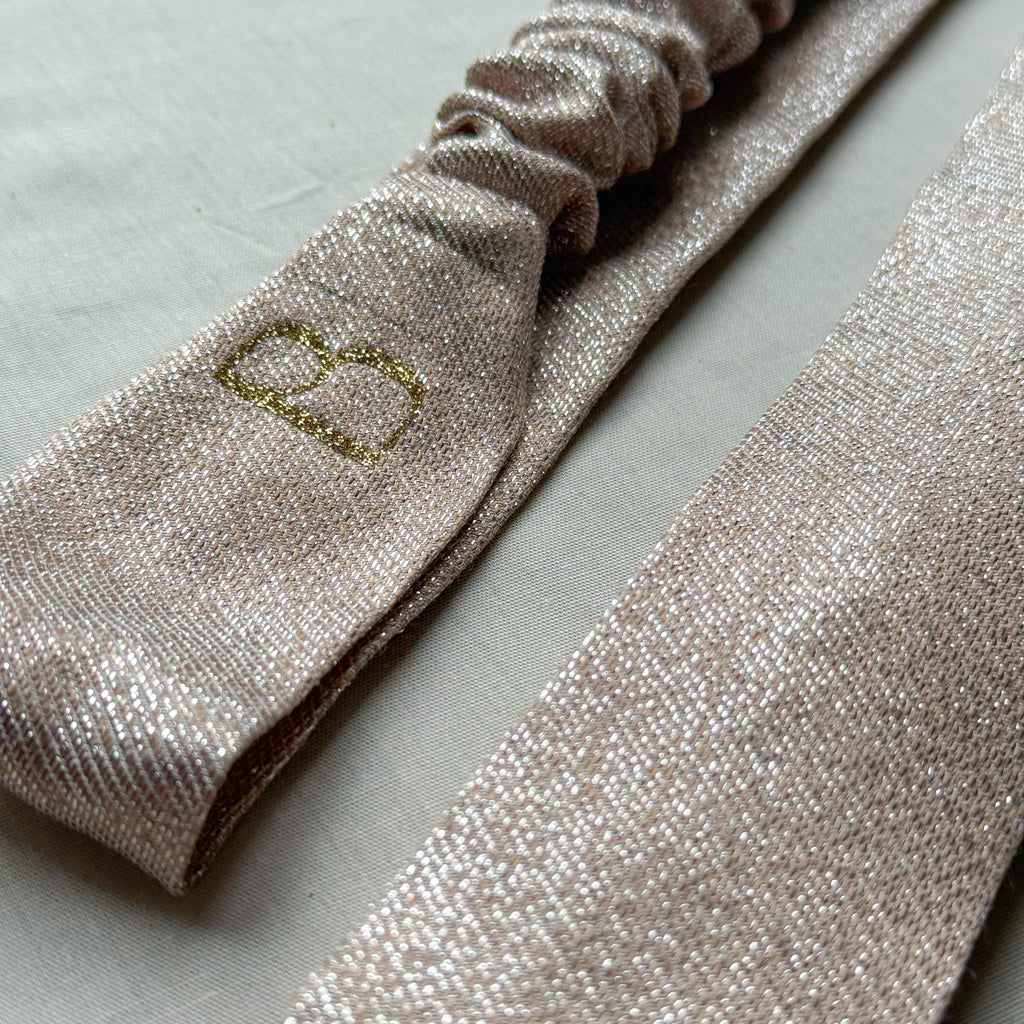 Bandeau Iséa doré à paillettes