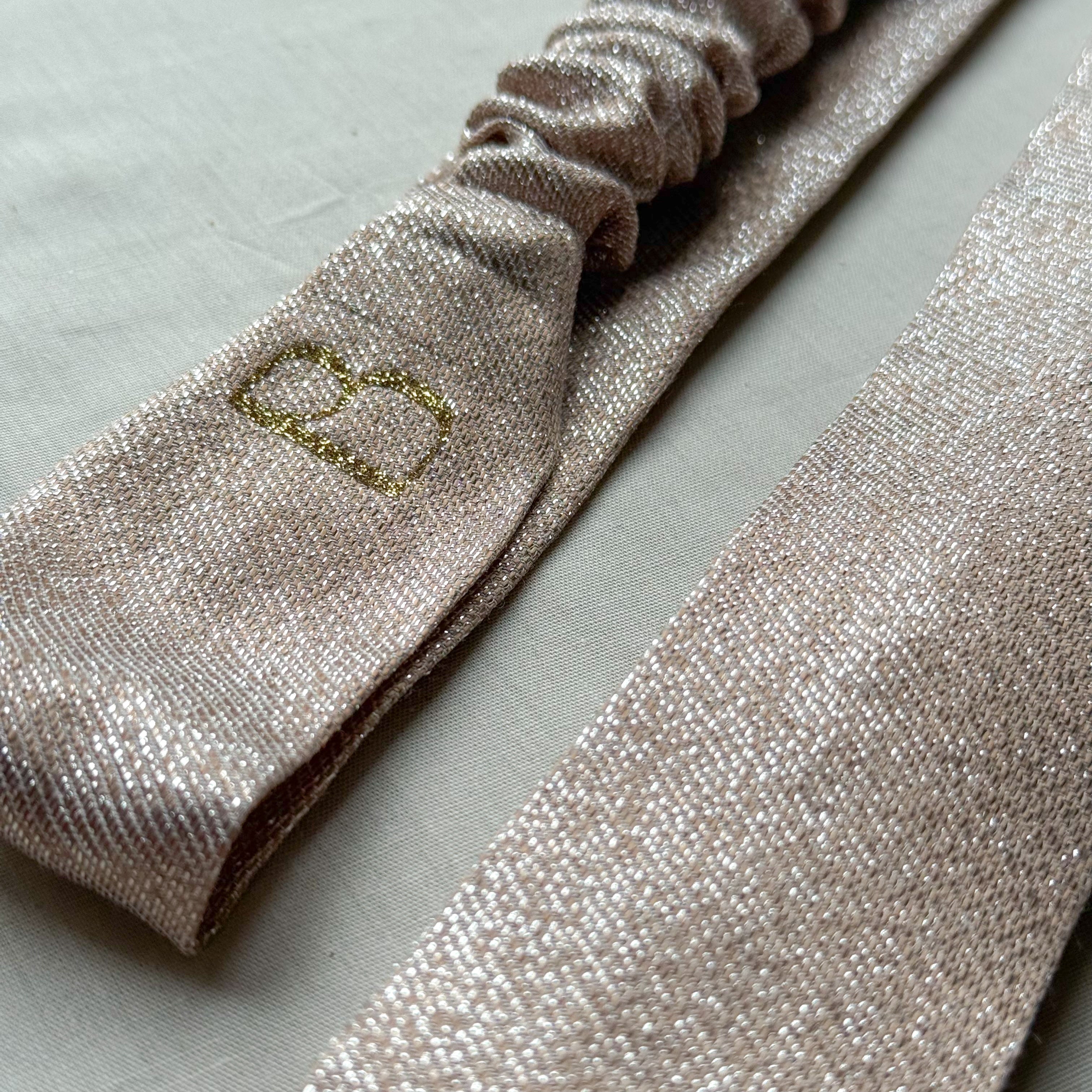 Bandeau Iséa doré à paillettes