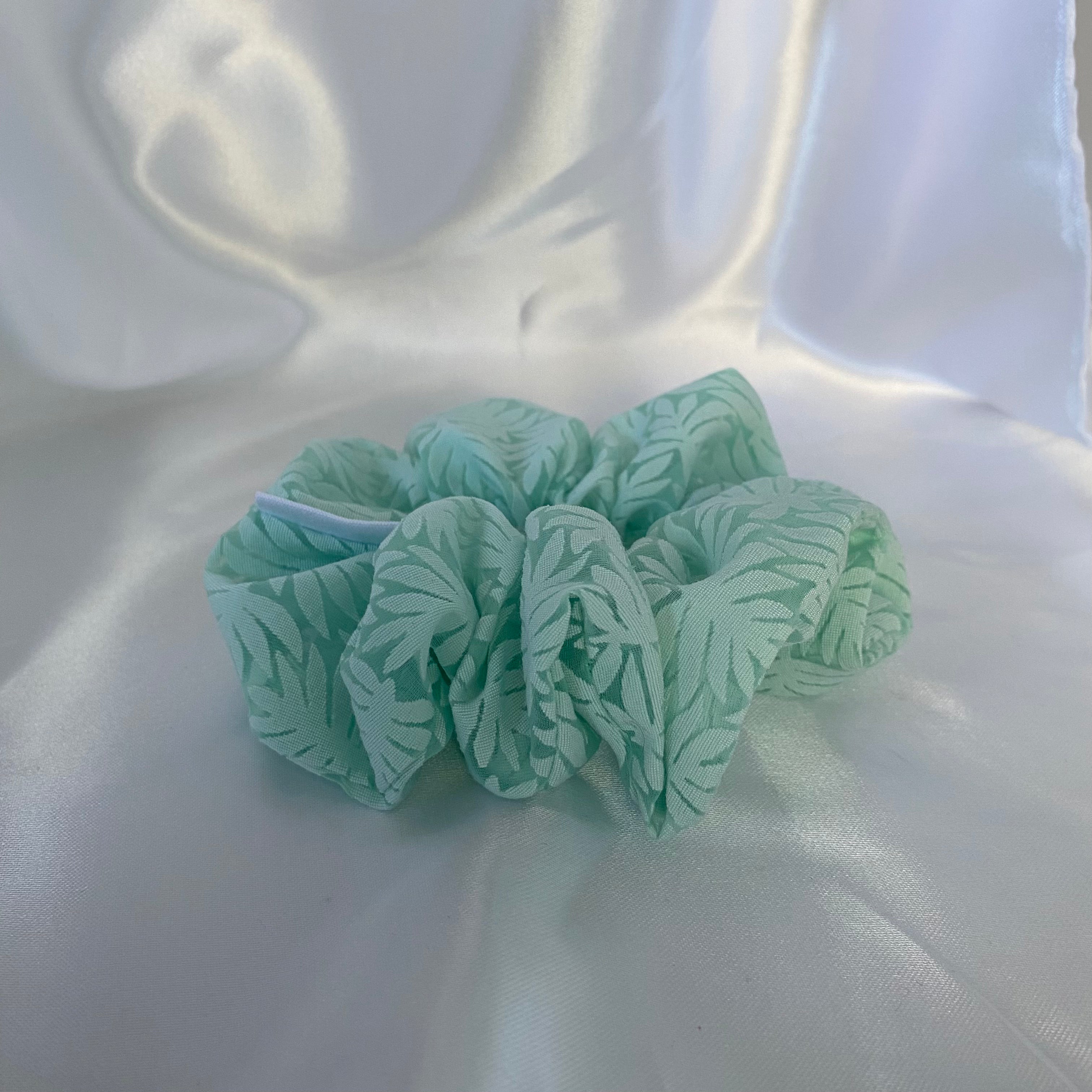 Chouchou bleu turquoise - Amanda