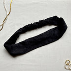 Bandeau Ursula noir motif léopard