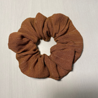 Chouchou marron & argenté - Luisa Marron