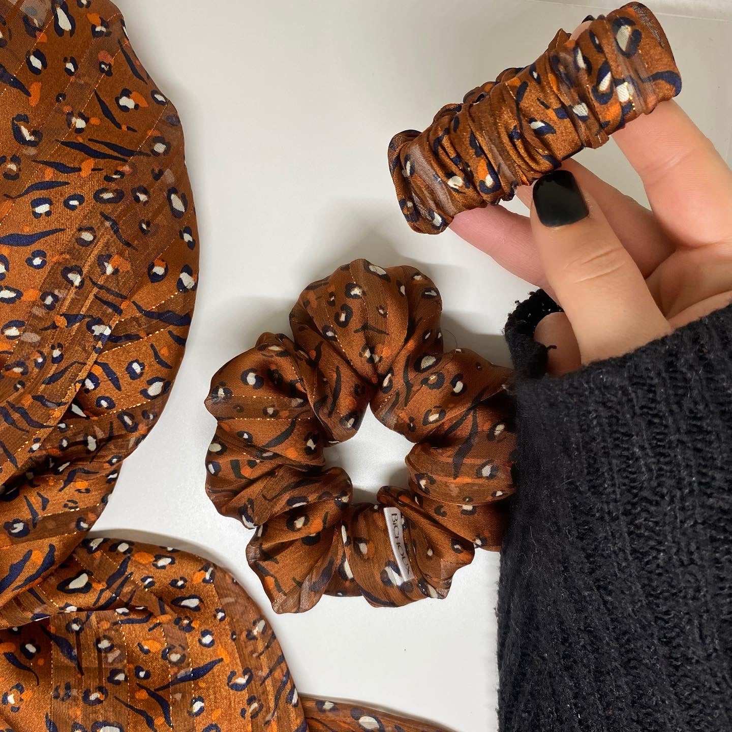 Chouchou en soie - Romy