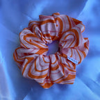 Chouchou en coton rose & orange - Téomé