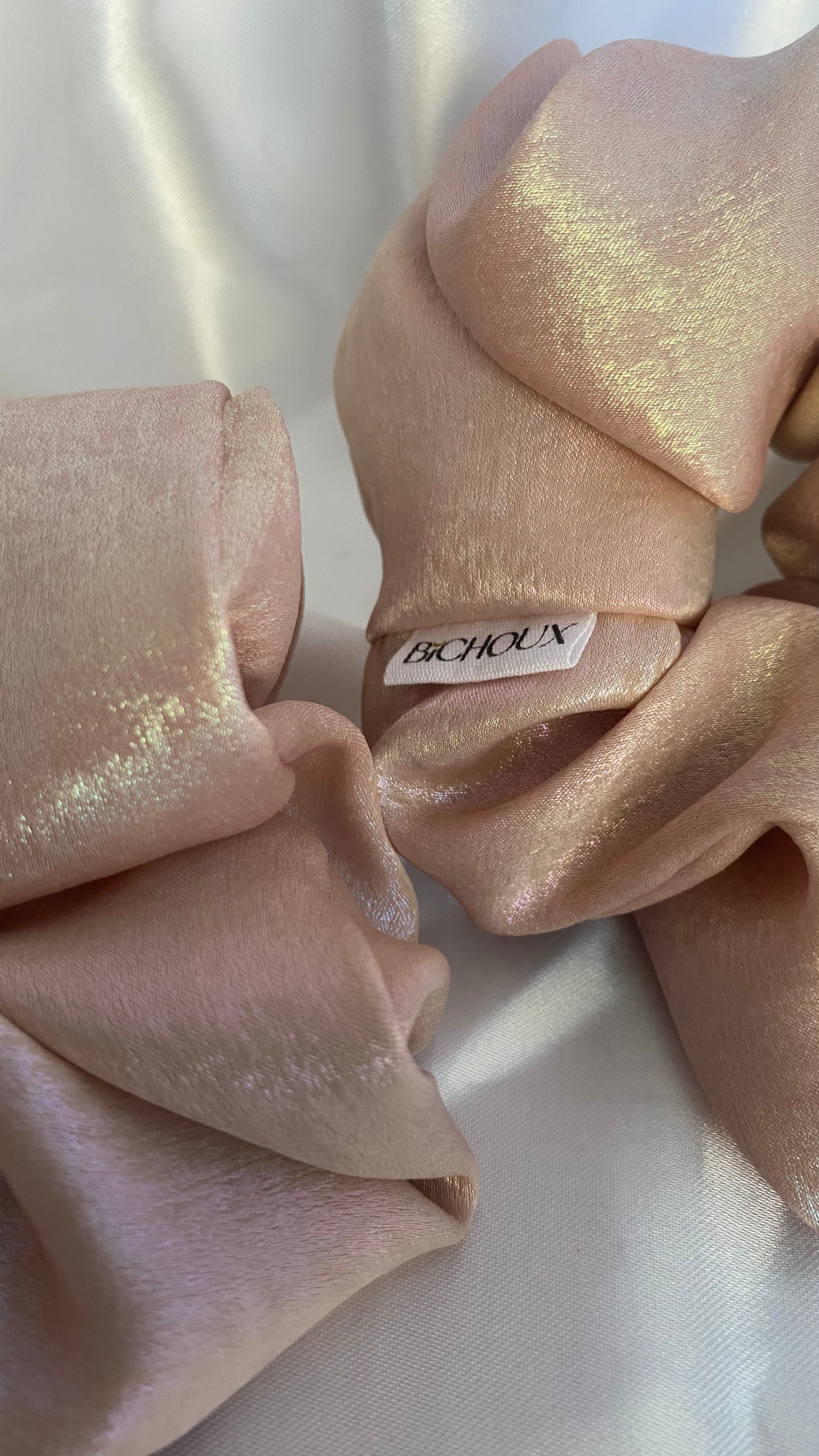 Chouchou en soie - Pearl