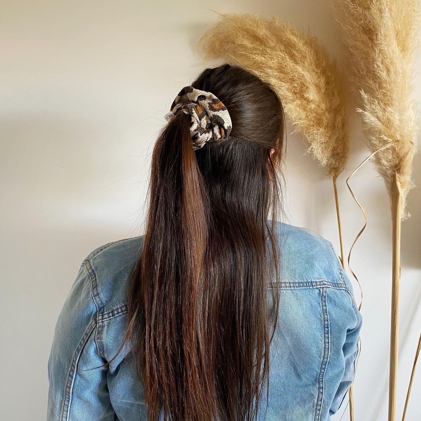 Chouchou en velours léopard - Léa