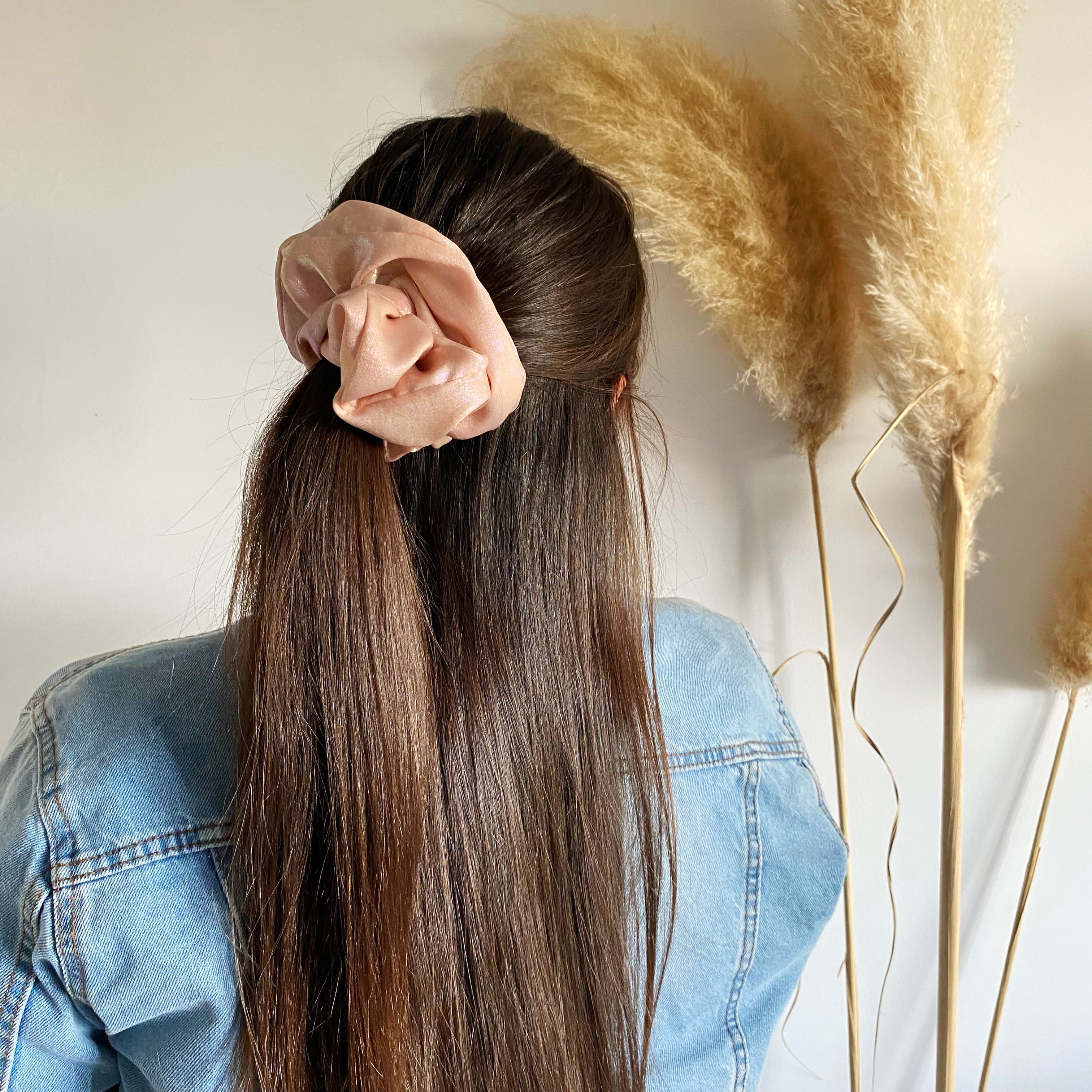 Chouchou en soie - Pearl