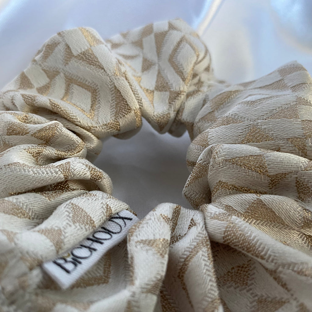 Chouchou upcyclé - Ambre